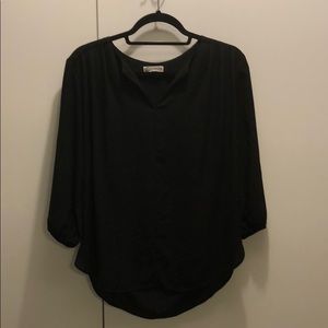 Black Chiffon Shirt